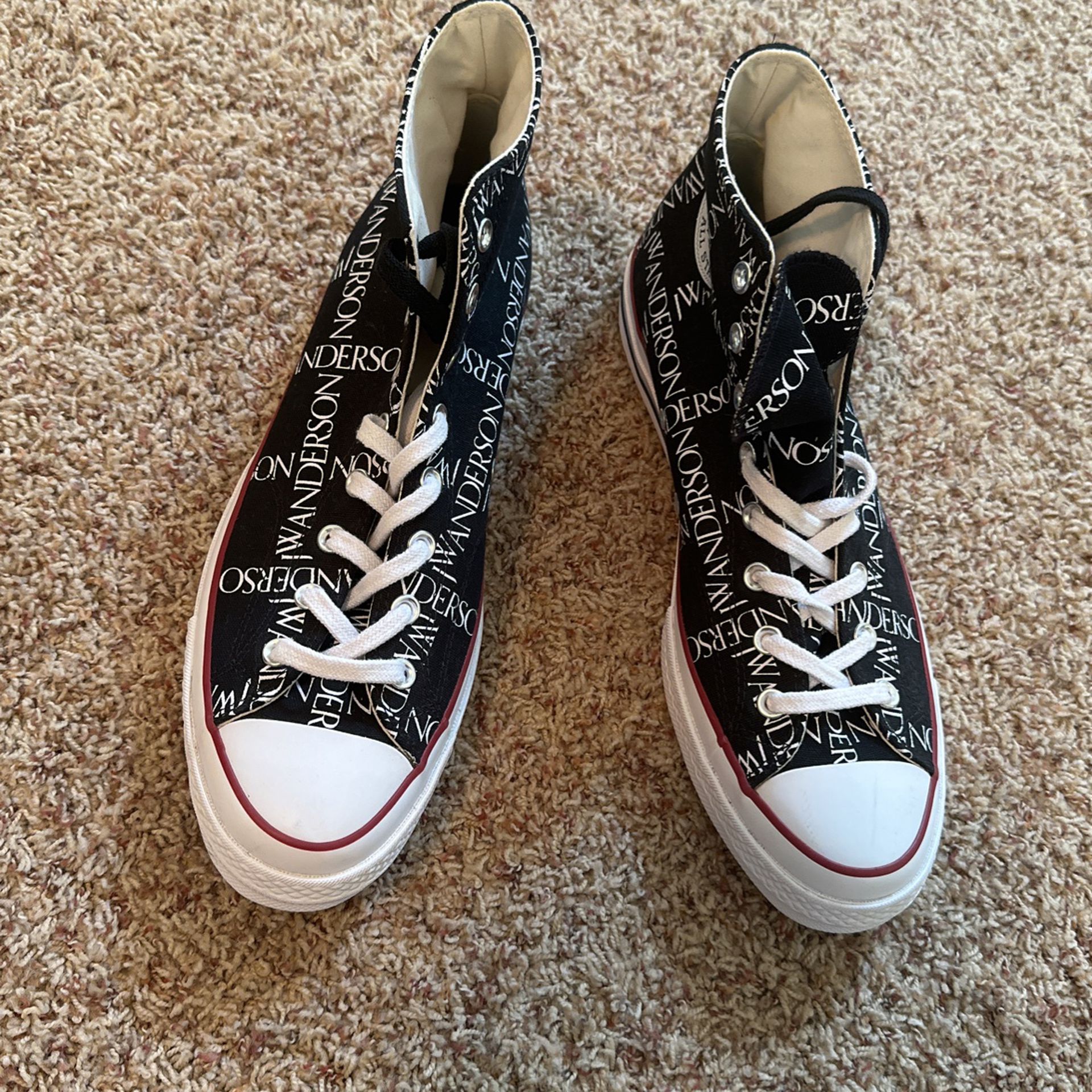 Jw Anderson Black New Shoes Converse Collar for Sale in Beaverton, - OfferUp