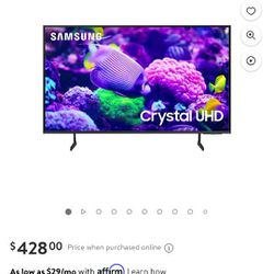 Samsung 55 Inch TV Screen Brand New Model Number 7200