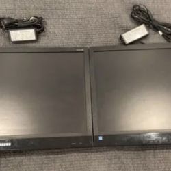 (2) Samsung Dual Monitors