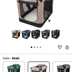 Small Portable Soft Dog Crate