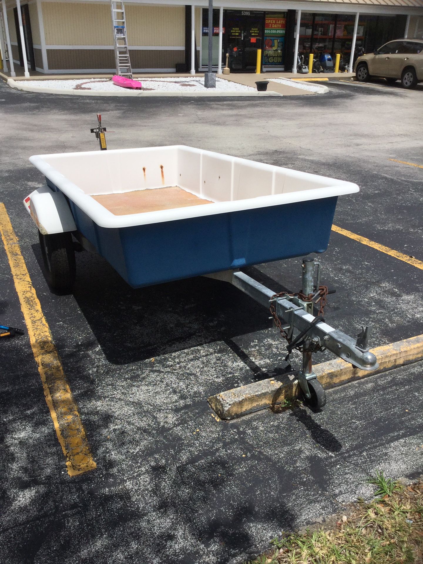 Pool mule trailer