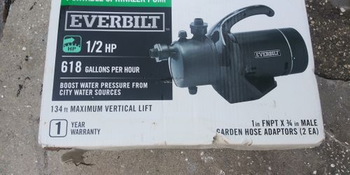 Portable sprinkler pump