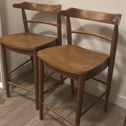 Brand new wooden tall chairs