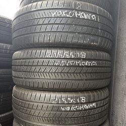 215/55/18 Yokohama 4 Used Tires Installed And Balanced