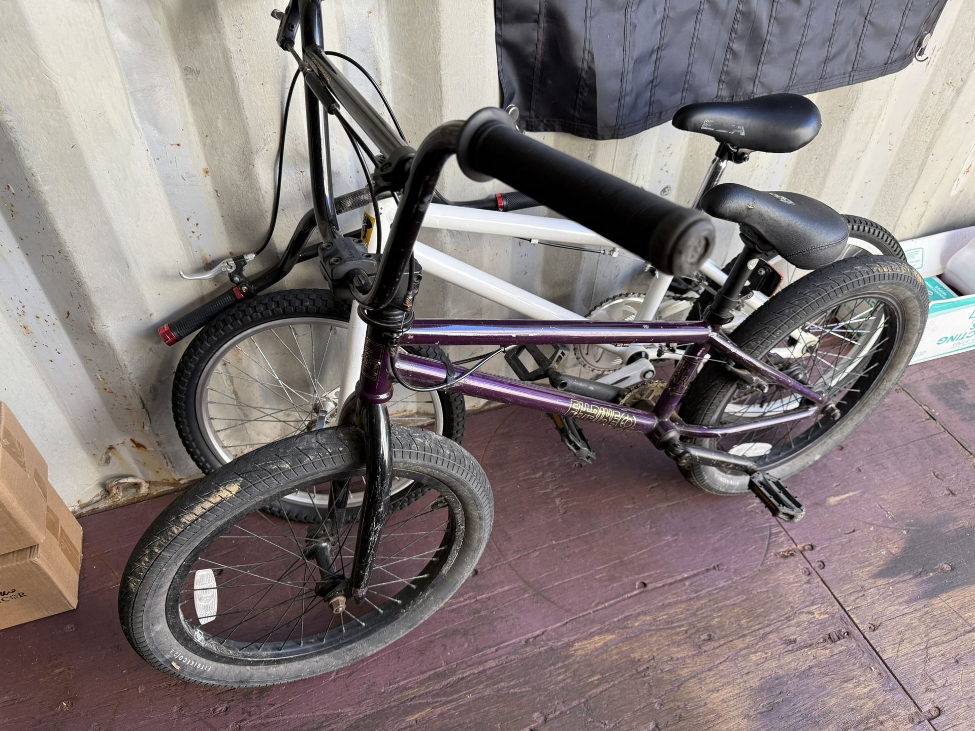 2 Bmx Bikes Haro And Fit $100.00 Cash Today