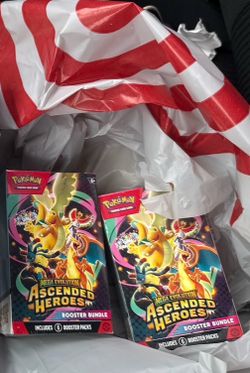 Pokemon TCG Ascended Heroes Booster Bundle Lot of 2 Sealed
