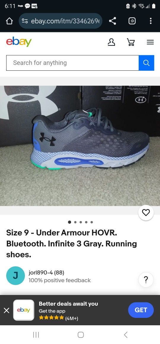 Undere Armour Running Shoes