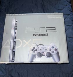 Brand new sealed Sony ps2 slim satin silver edition