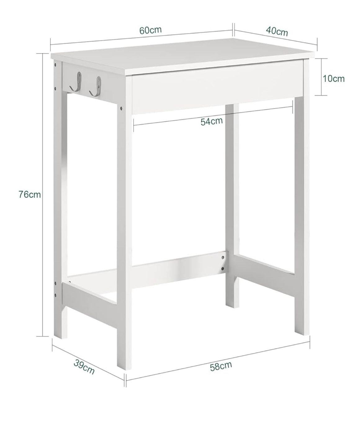Modern SoBuy Tall Desk – Great for Small Spaces or Bar Use