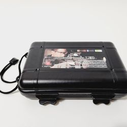 Plastic Travel Box Case Storage For Flashlight Torch Lamp Protect Box Black