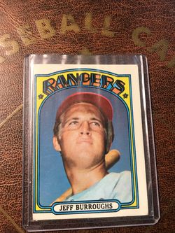 1972 Topps #191 Jeff Burroughs -⚾️Texas Rangers⚾️ (Rookie) Baseball Card!