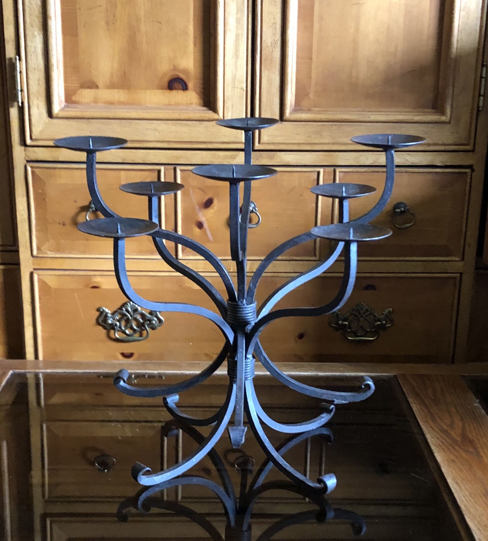 FIRM PRICE Vintage candleholders candelabras rustic