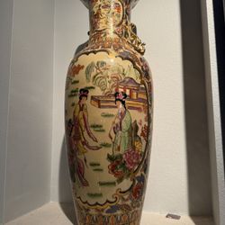 Large Decorative Porcelain Vase