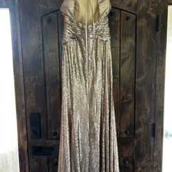 Rose Gold Sequin Dress