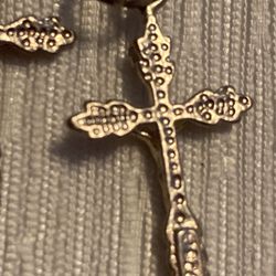 To Sterling Silver Cross Pendant 925