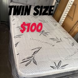 Twin Size Pillow Top Mattress 