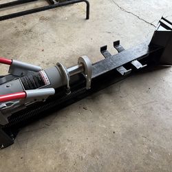 Manual pneumatic log splitter.l