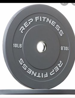 Rep fitness 10lb bumper plate pair