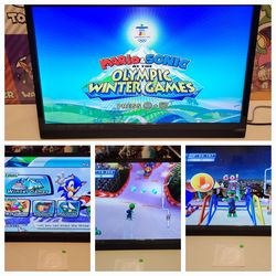 Nintendo Wii Mario Sonic Winter Olympics Games My Sims Party Video Game Disc Clean