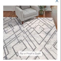Like Brand New Brio Kenton 9x6.6” Modern Neutral Gray Rug