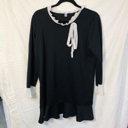 Black long sleeve dress