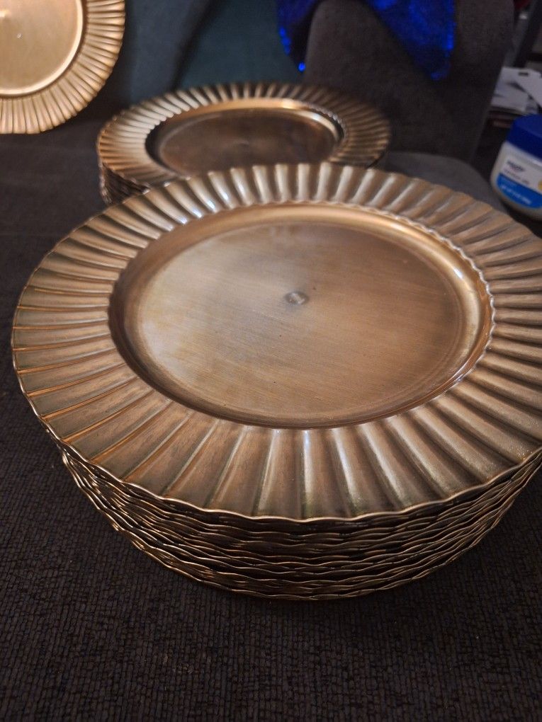Charger Plates Gold