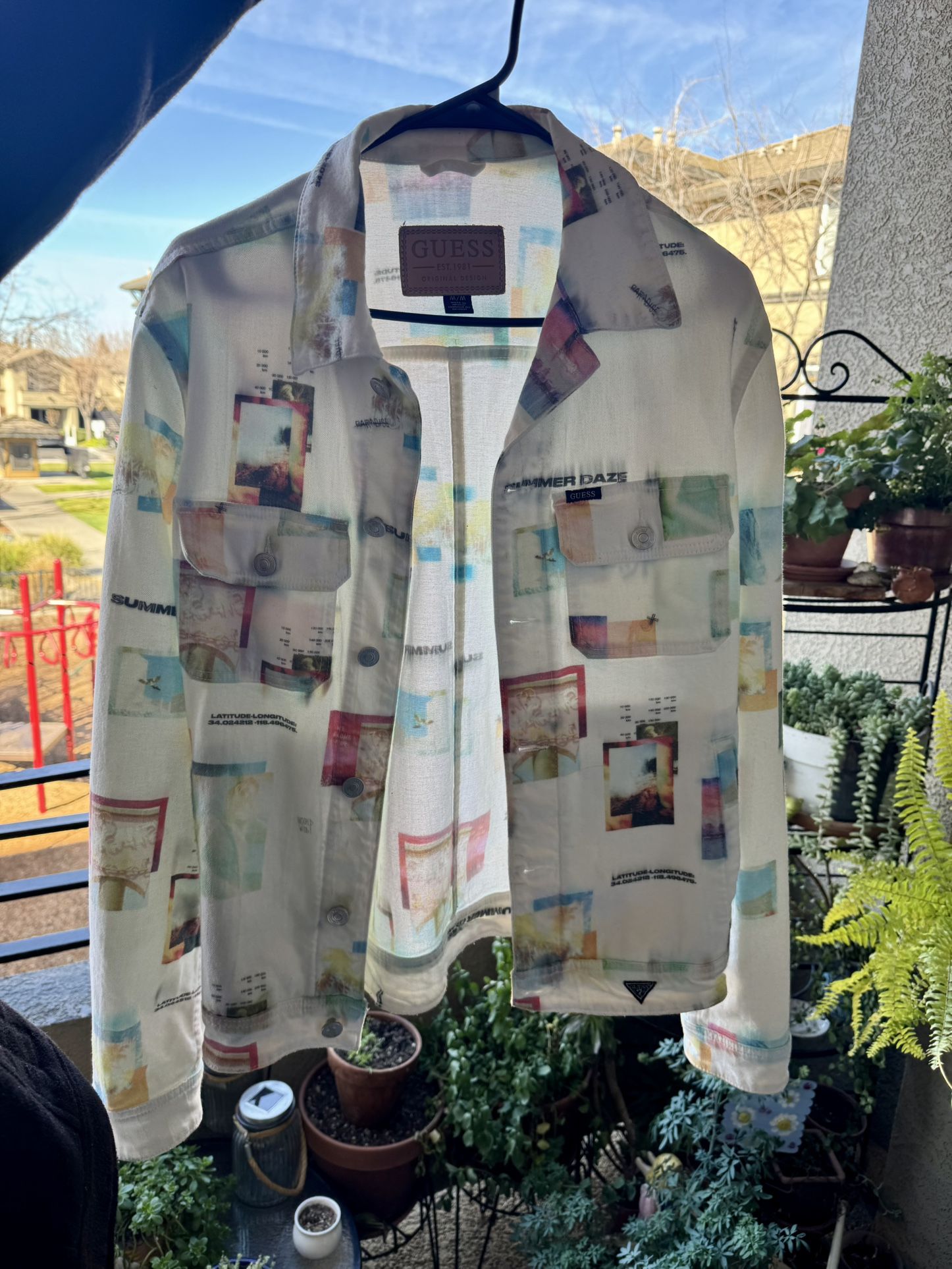 Special Edition Guess Print Denim Jacket
