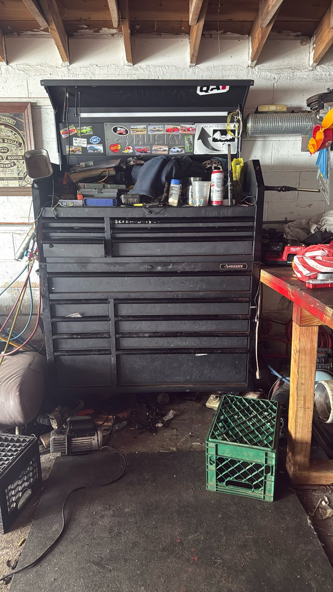 Stand Up Tool Box On Wheels