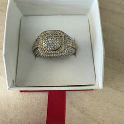 14k GTS Diamond Ring 