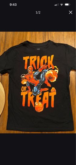 Like New Spiderman Halloween Shirt Kids Size 10