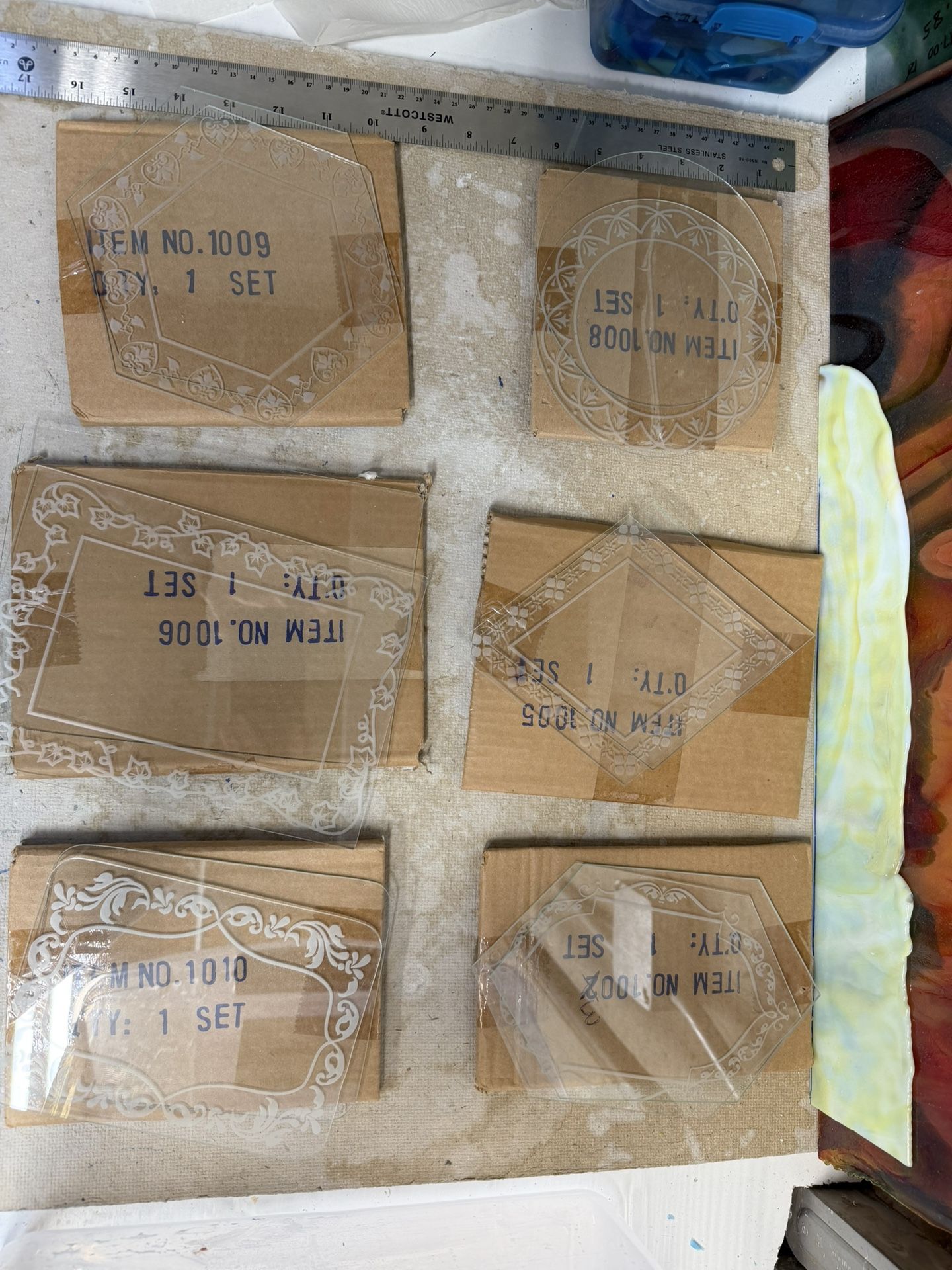 7 Etched Frame Sets