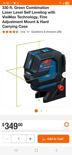 Bosch 330' laser