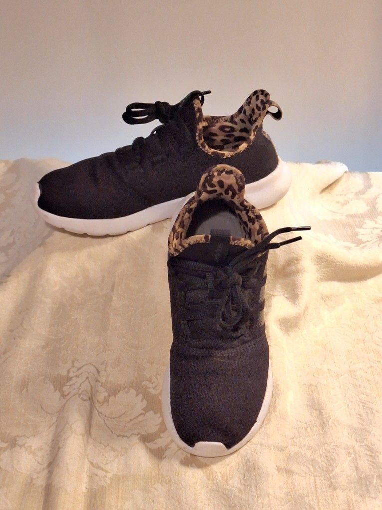 Adidas Cloudfoam 2.0 Lifestyle black camouflage Women's sneakers, Sz. 6.5
