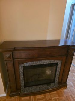 Electric Fireplace with Remote