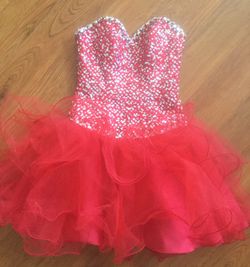 Mori lee short prom/cocktail dress size4