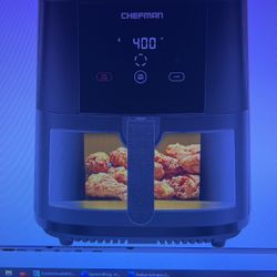 8-Quart Chefman TurboFry Touch Stainless Steel Air Fryer