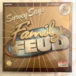 Survey Says Family Feud 3rd Edition Board Game - NEW & SEALED
