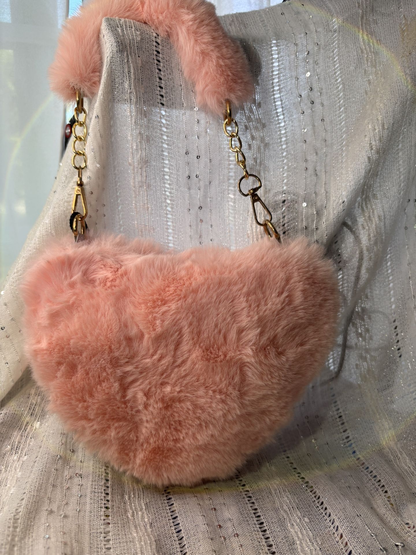 Purse Plush Pink 