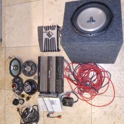 Jl Audio 10" Sub- Eclipse Amp -alpine Speakers