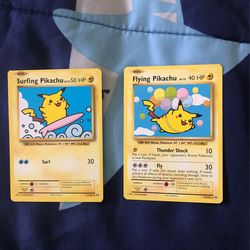 2016 Evolutions Flying And Surfing Pikachu
