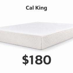 Brand New In The Box California King Memory Foam Mattress For 180