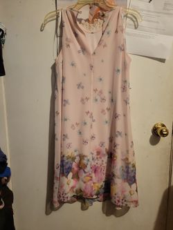 Pink Flower Dress