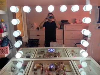 MAKEUP VANITY MIRROR WHITE NEW