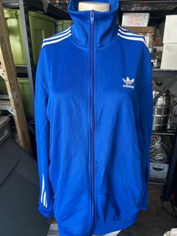 Adidas tracksuit top and bottom size medium as is condition