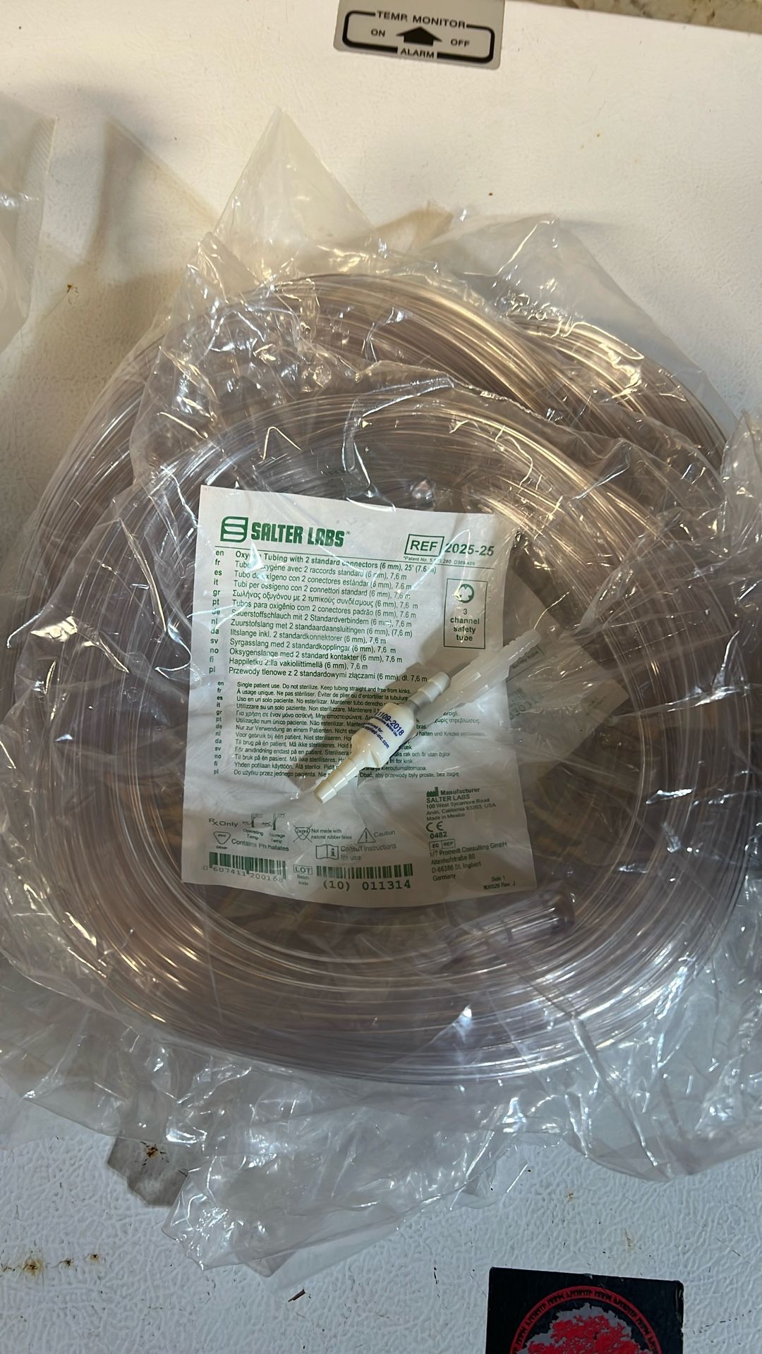Oxygen Tubing And Nasal Cannulas