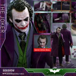 Hot Toys QS010 The Joker Batman The Dark Knight 1/4 Figure