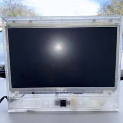 2013 Skyworth 13" LED HDTV SLTV1369AP-3SH Clear Transparent Case, Pre Owned