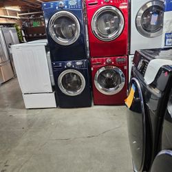 Huge Sale Warehouse Full Of Nice Like Brand New Refrigerators Washer Dryer Oven Stove Stackable Free Warranty Only 65for Financing 90day TO Pay 