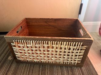 Large decorative wood box