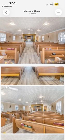 Wooden Church Pews